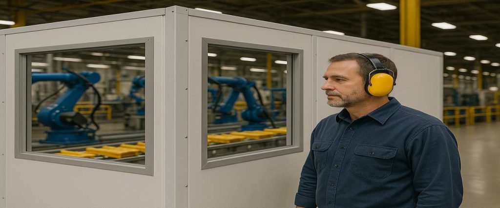 Reducción de ruido en líneas de ensamblaje