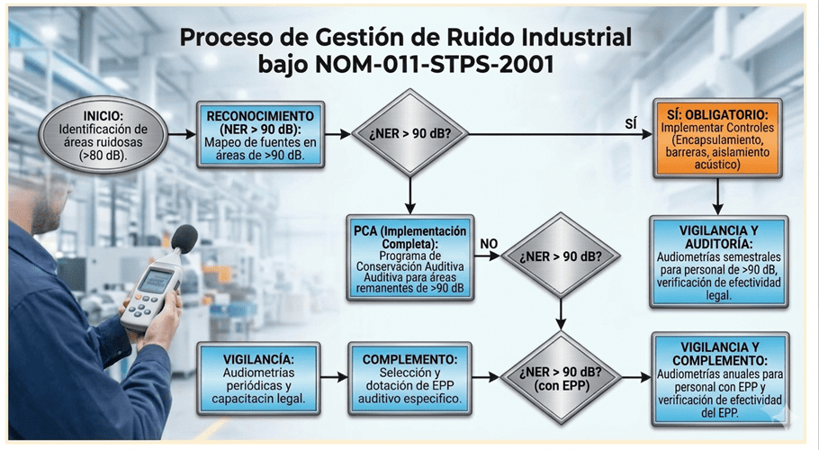 Gestión de ruido industrial